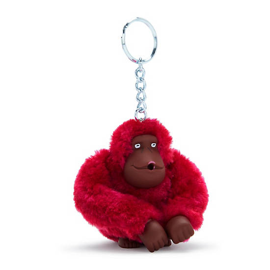 Kipling Sven Monkey Keychain Accessories Raspberry Dream | AU 2005XY